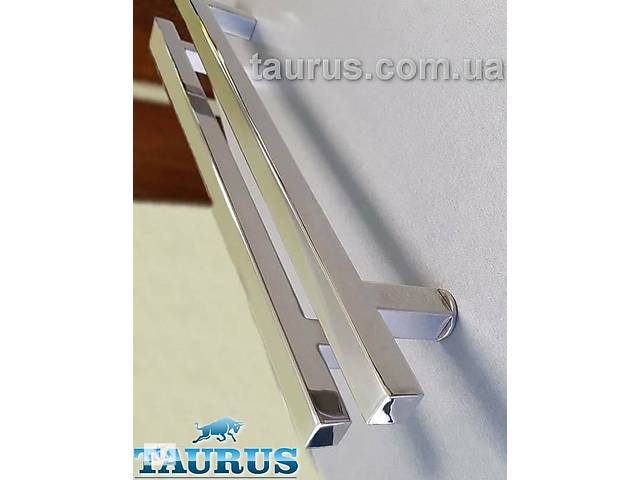 Висока стаціонарна ручка для дверей з полірованої нержавіючої сталі. Комплект на 2 сторони. TAURUS