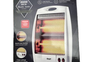 Инфракрасный тепловентилятор обогреватель RAF R.1191 QUARTZ HEATER 800 Вт белый (24373-1191_537)