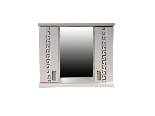 Зеркало Mikola-m Greece Silver c двумя шкафами 80 см