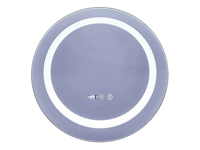 Зеркало Mixxus Plain MC02-60 (часы, LED-подсветка, антизапотевание) (MI6012)