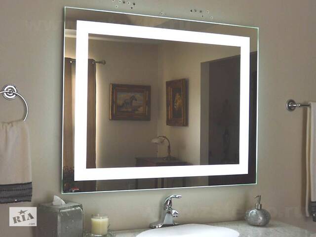 Зеркало Turister прямоугольное 80*30 см с передней LED подсветкой (ZPK8030)