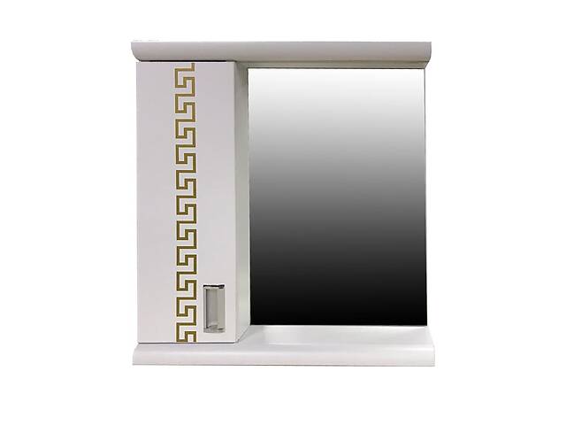 Зеркало в ванную комнату Themix-Greece Gold 65 см левый