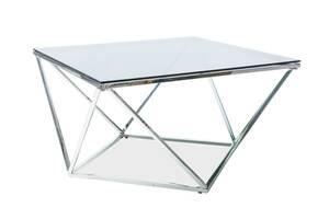 Журнальний стіл Silver A Silver A 80х80 Димчастий / Срібний SILVERASC