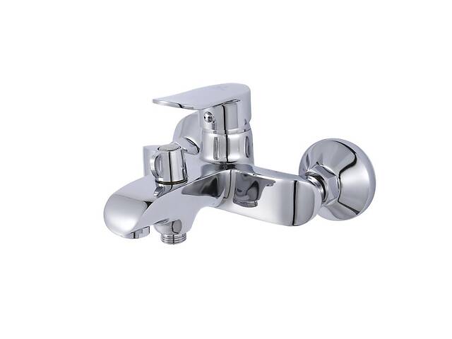 Змішувач для ванни Lidz Wieza 006 (з душовим гарнітуром) (k35) LDWIE006CRM45410 Chrome