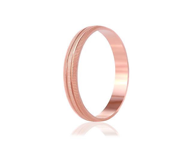 Обручальное кольцо серебряное Silvex 925 позолоченное К3/804 - 18