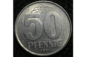 50 пфенігів 1971 року. НДР.