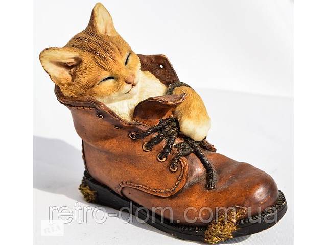 Милая скульптура Кот,котик в башмаке! Puss in boots Mens!