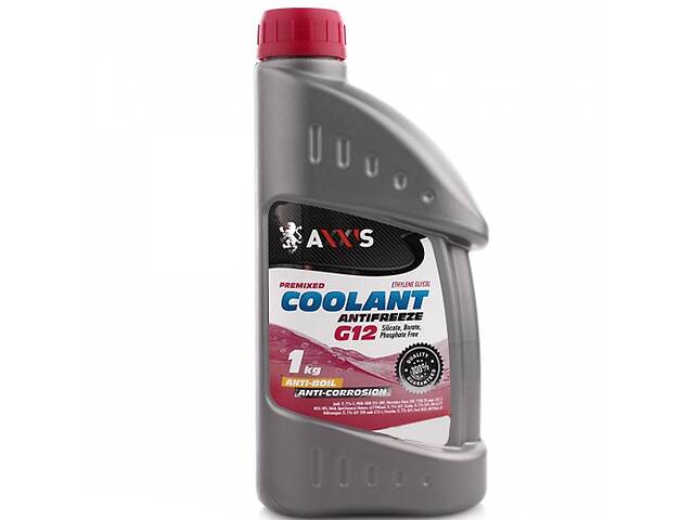 Антифриз красный 1кг g12 -30 °c coolant AXXIS, БИД Амулет