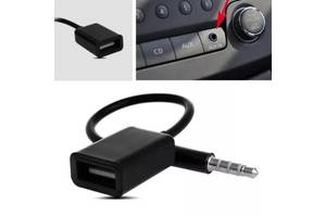 USB AUX аудіо кабель адаптер-перехідник (Adapter/audio/юсб аукс шнур)