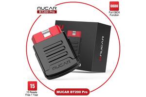 Thinkcar MUCAR BT200 Pro Мультимарочный сканер для Android/Ios с бессрочным обновлениями OBD2