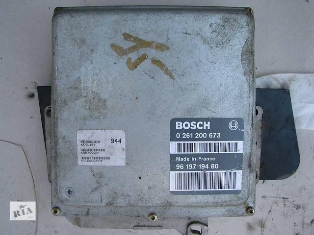 Б/у блок управления двигателем Citroen Xantia/Peugeot 405 1.8i 8V 1993-1998, 9619719480, BOSCH 0261200 -арт№871-