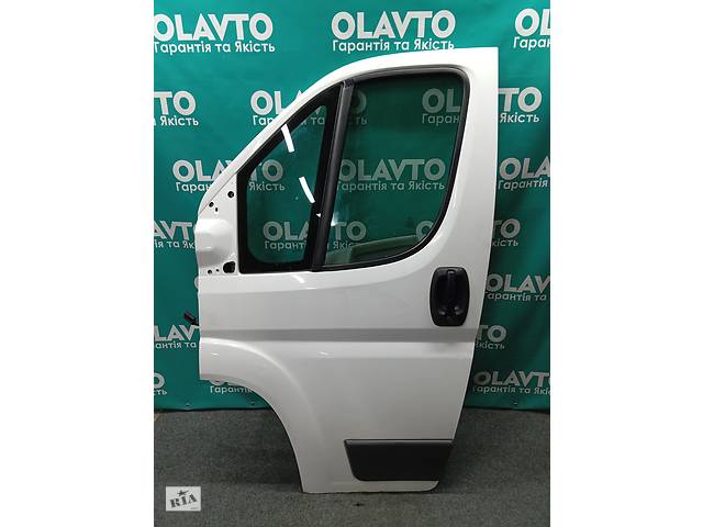 Б/у Дверь передняя левая, водительская, голая Fiat Ducato 06-14. 1371971080 - Фото 1