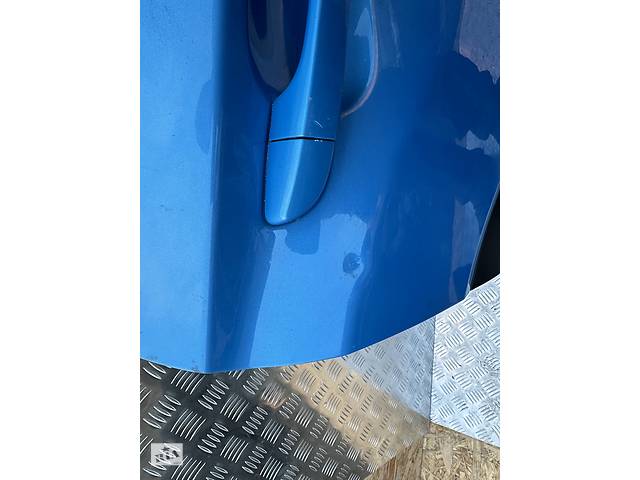 Б/у Дверь задняя правая Hyundai Kona 2016-2022 голая голубая - Фото 2