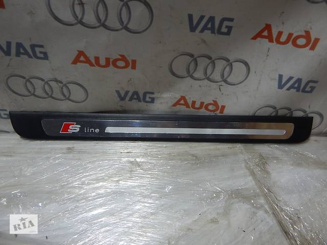 Б / У Накладка порога передняя правая S-Line AUDI A4 S4 8K0853374