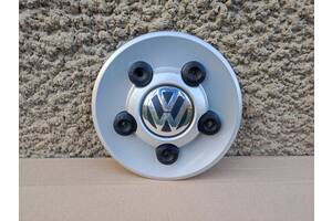 Б/у оригинал ковпак на диск колесный емблема на Volkswagen Touareg 2002-2010 год // кросс номер : 7L6601147 // 260923