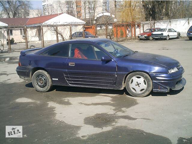 Б/у стекло двери правое малое уголок для Opel Calibra