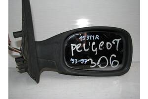 Б/у зеркало эл. п с подогр. Peugeot 306 I 1993-1997 -арт №15311-