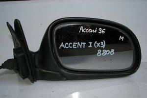 Б/у зеркало п Hyundai Accent I X3 3дв хб 1995-1999 -арт№8808-