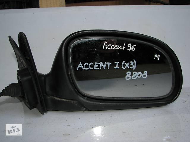 Б/у зеркало п Hyundai Accent I X3 3дв хб 1995-1999 -арт№8808-