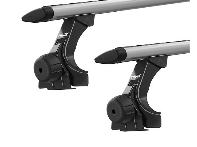 Багажник на водостоки (15см) Thule Wingbar Evo для Lada 2108; 2109; 21099; 2115 (mkI) 1984-2014 (TH 7111-9512)