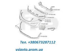 Бампер передній верхня частина KIA SPORTAGE 10-15 (SL)