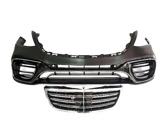 Бампер передний Mercedes S-class W222 2017-2020 (MBOW222-182)