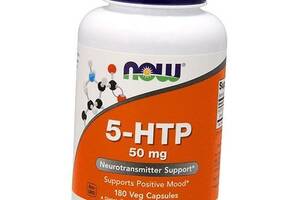 5-гідрокситриптофан, 5-HTP 50, Now Foods 180вегкапс (72128018)