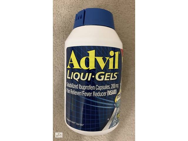 Advil Liqui-Gels, адвіл, 200 мг, 200 капсул США.