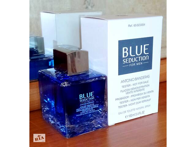 Antonio Banderas Blue Seduction for Men. Чоловіча туалетна вода EDТ 100 МЛ Нова! Луцьк