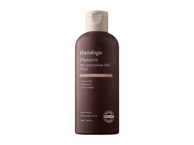 Антиоксидантный тонер с керамидами и фитостеролом Theralogic Phytocera Pro Antioxidant 10X Toner 280 мл