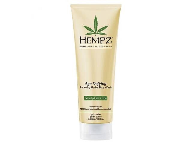 Антивозрастной увлажняющий гель для душа Hempz age defying renewing herbal body wash 250 мл