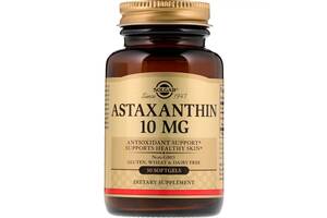 Астаксантин Solgar Astaxanthin 10 мг 30 желатиновых капсул (SOL36204)