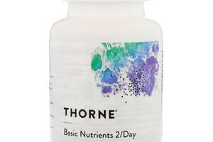 Базовые Питательные Вещества, Basic Nutrients 2/Day, Thorne Research, 60 Капсул