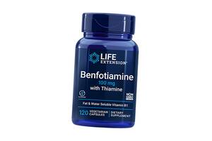 Бенфотиамин с Тиамином Benfotiamine with Thiamine Life Extension 120вегкапс (72346025)