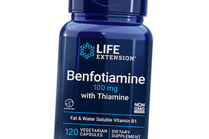 Бенфотиамин с Тиамином Benfotiamine with Thiamine Life Extension 120вегкапс (72346025)