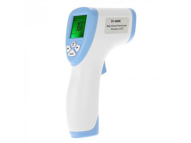 Бесконтактный инфракрасный термометр Non-contact Бело-голубой