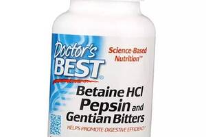 Betaine HCL Pepsin&Gentian Bitters Doctor's Best 120 капс (72327009)