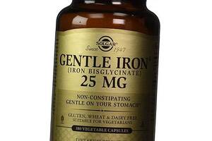 Бісгліцинат Заліза, Gentle Iron, Solgar 180вегкапс (36313013)