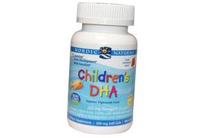 Children's DHA Nordic Naturals 180гелкапс Клубника (67352005)