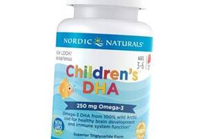 Children's DHA Nordic Naturals 90гелкапс Клубника (67352005)