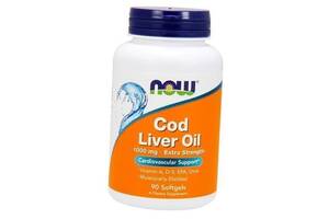 Cod Liver Oil 1000 Now Foods 90гелкапс (67128018)