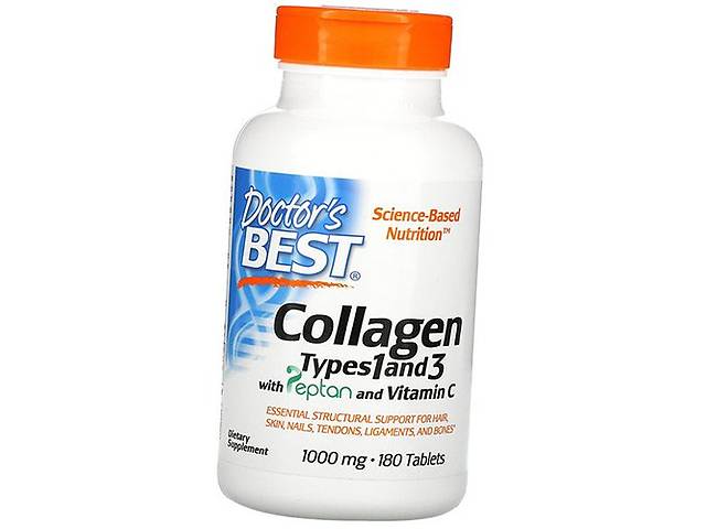 Collagen Types 1 & 3 1000 Doctor's Best 180таб (68327003)