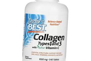 Collagen Types 1&3 1000 Doctor's Best 540таб (68327003)