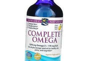 Complete Omega Liquid Nordic Naturals 237мл Лимон (67352028)