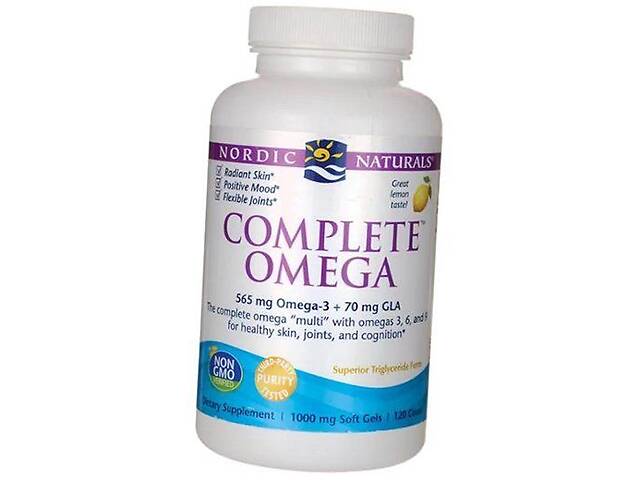 Complete Omega Nordic Naturals 120гелкапс Лимон (67352008)