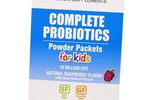 Complete Probiotics Powder for Kids Dr. Mercola 30пакетов Малина (69387001)