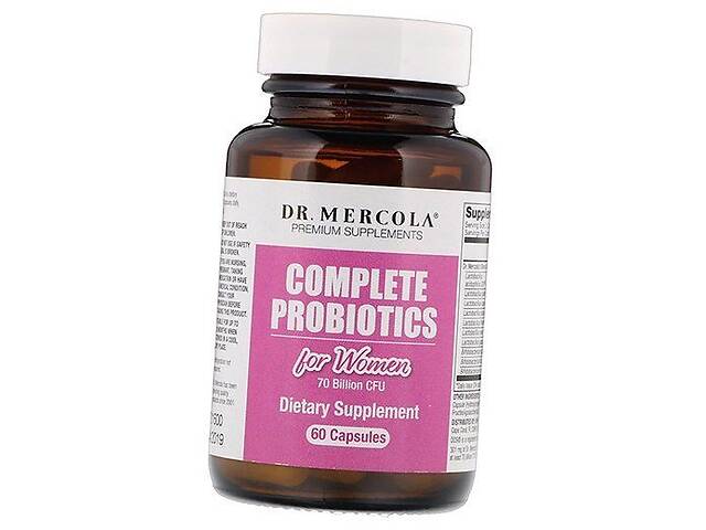 Complete Probiotics Women Dr. Mercola 30капс (69387002)