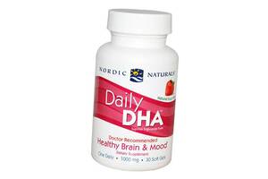 Daily DHA Nordic Naturals 30гелкапс Клубника (67352010)