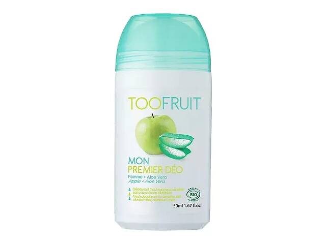 Дезодорант детский Яблоко и алоэ TOOFRUIT 30 мл