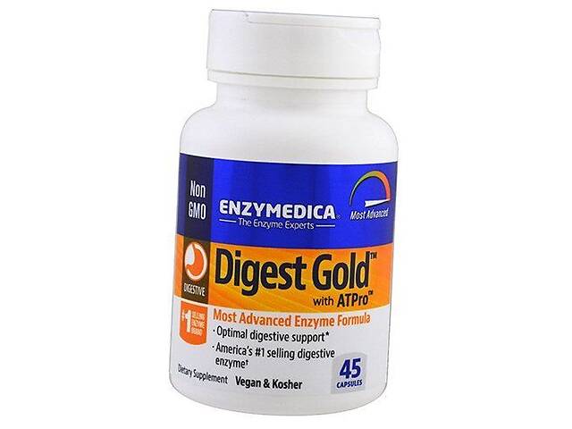 Digest Gold with ATPro Enzymedica 45капс (69466001)